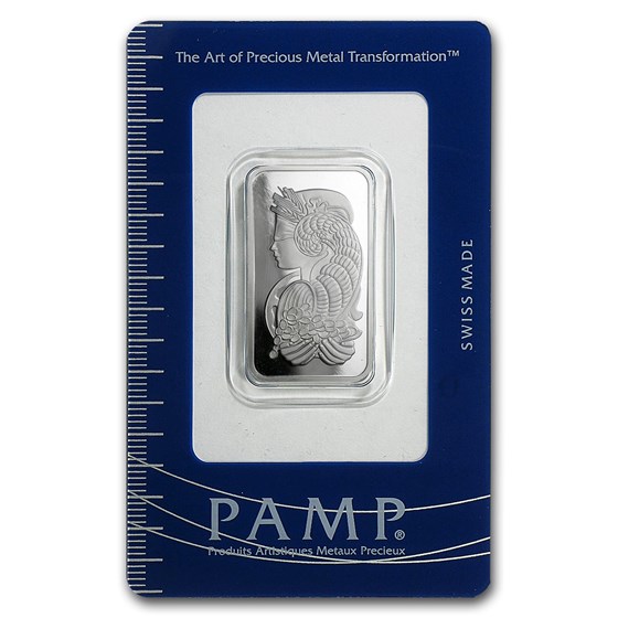 20 gram Platinum Bar - PAMP Suisse (In Assay) 20 gram Platinum Bar - PAMP Suisse (In Assay)